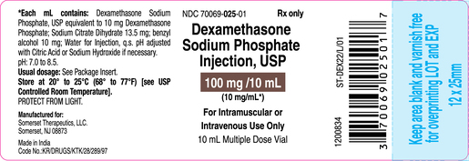Dexamethasone 10mg/mL, Vial