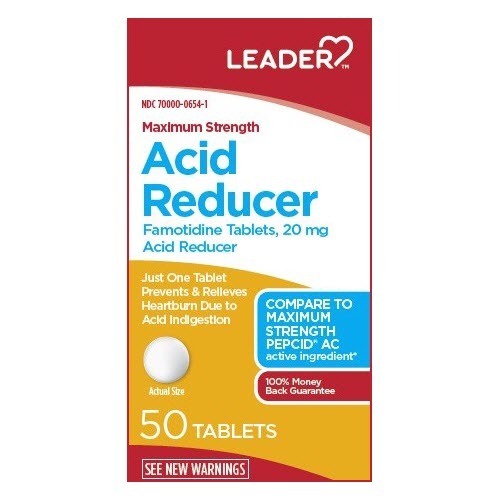 Famotidine Tablets, 20mg, 25/bottle