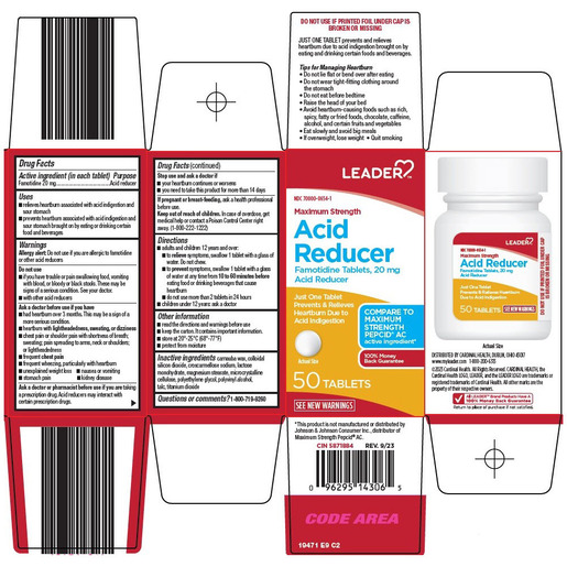 Famotidine Tablets, 20mg, 25/bottle