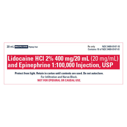 Lidocaine HCL 2% and Epinephrine Injection
