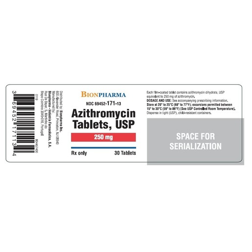Azithromycin, 250mg
