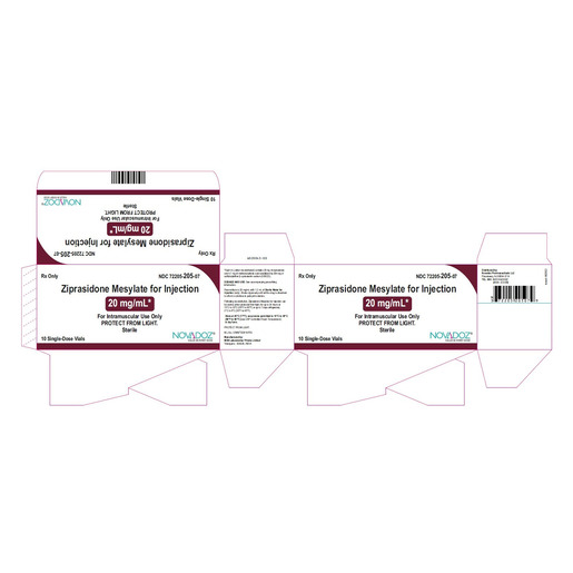 Ziprasidone Powder, 20mg/mL, Vial 
