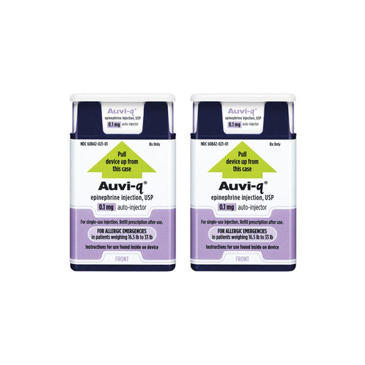 Auvi-Q (Epinephrine Auto-Injector), 0.1mg, 2 Pack