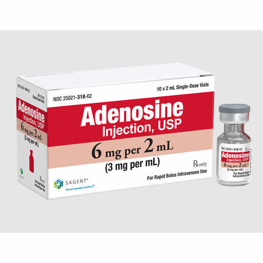 Adenosine, 3mg/mL, 2mL Vial