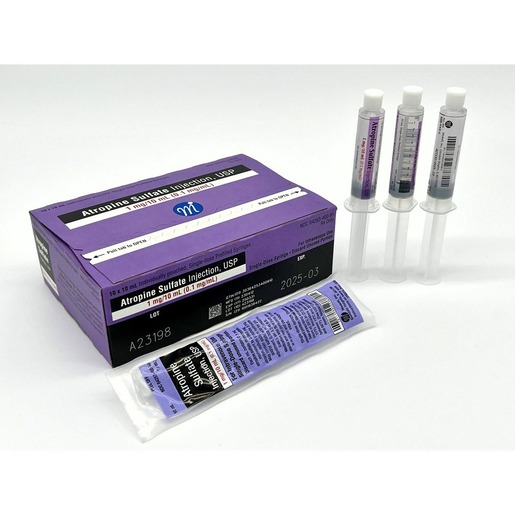 Atropine Sulfate, 1mg/10ml, Prefilled Syringe