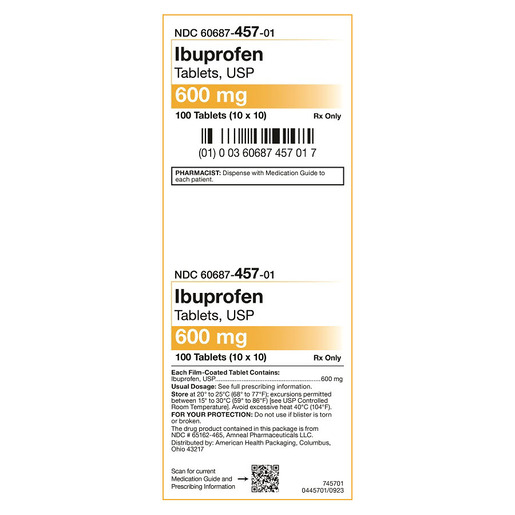 Ibuprofen, 600mg, Tablets