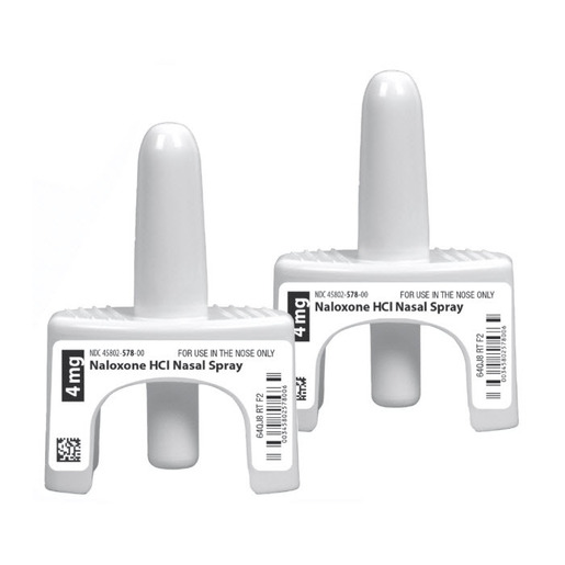 Naloxone HCI, 0.1mL, 4mg Nasal Spray