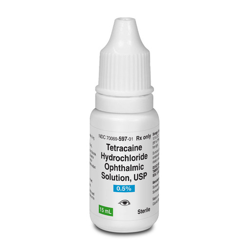 Tetracaine Hydrochloride Ophthalmic Solution, 0.5%, 15mL Bottle