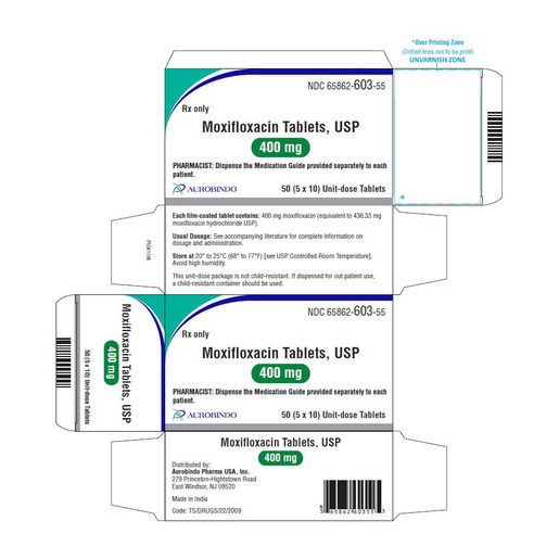 Moxifloxacin, 400mg, Tablet
