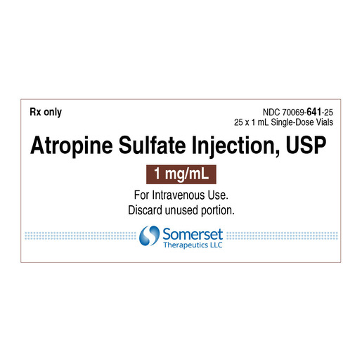 Atropine, 1mg/mL, Vial