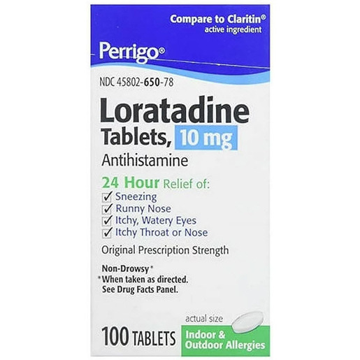 Loratadine, 10mg, 100 Tablets