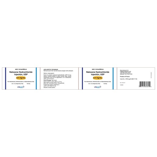 Naloxone, 0.4mg/1mL, Vial
