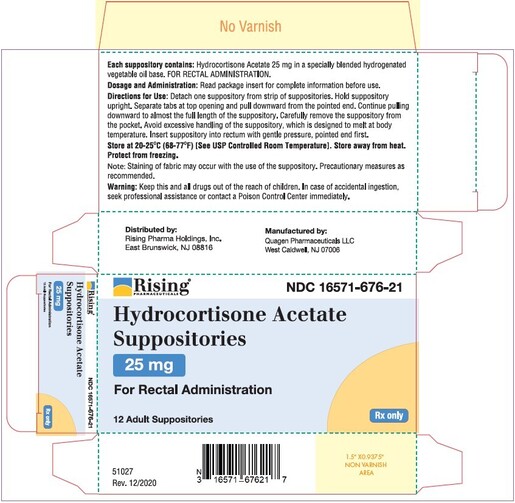 Hydrocortisone Suppository, 25mg