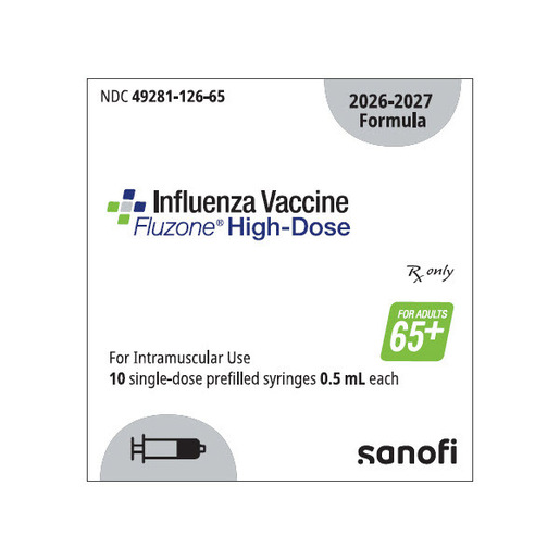 Fluzone® High-Dose Trivalent, 2026-27, Prefilled Syringe