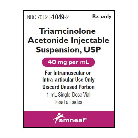 Triamcinolone Acetonide, 40mg/mL, Vial