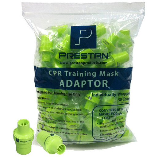 Prestan<sup>®</sup> Rescue Mask Training Adapter, 50/package