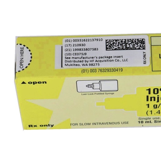 Calcium Chloride, 100mg/mL, 10mL Luer-Jet™ Prefilled Syringe