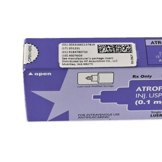 Atropine Sulfate, 0.1mg/mL, Luer-Jet™ Prefilled Syringe