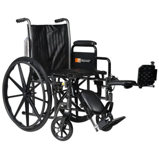 Dynarex DynaRide Series 2 Wheelchair with Detachable Arms and Swing-away Footrests