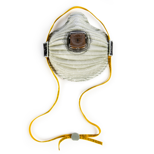 Moldex AirWave® Disposable Particulate Respirator with SmartStrap®, Ventex® Valve and Full Flange, Size Medium/Large, NIOSH Approved