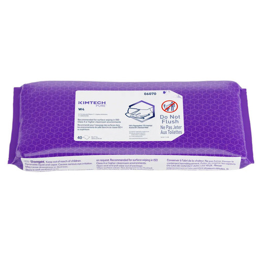 Kimtech™ Pure™ W4 Pre-Saturated Wipers