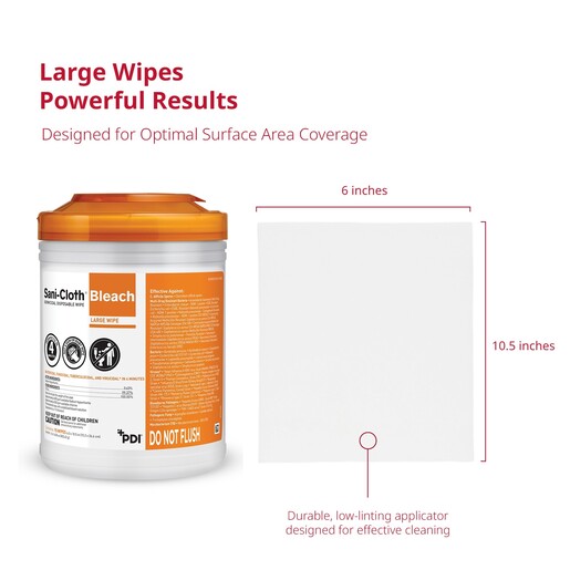Sani-Cloth® Bleach Germicidal Disposable Wipes