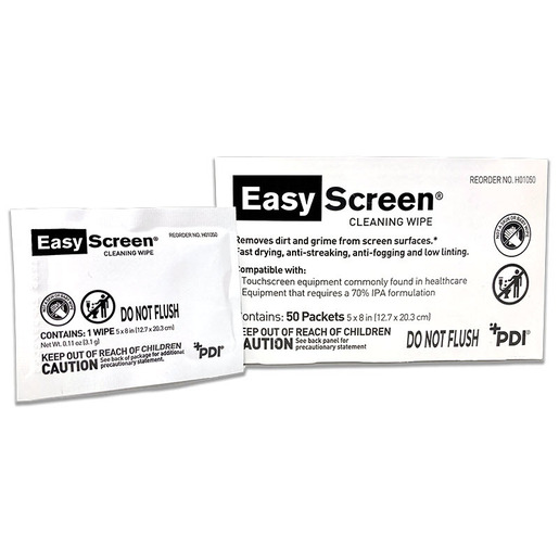 Easy Screen® Cleaning Wipes, Individual Packets, 5in x 8in