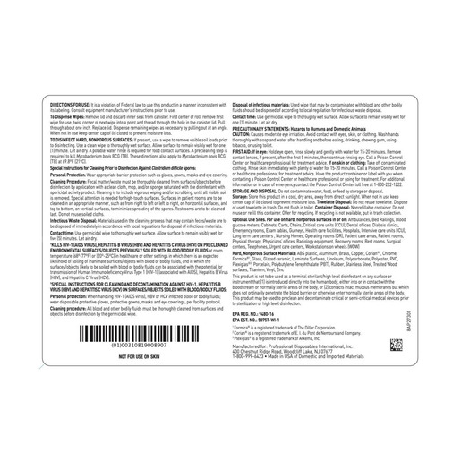 Sani-HyPerCide™ Germicidal Disposable Wipe, 6in x 6.75in