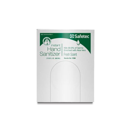 Safetec® Instant Hand Sanitizers Dispenser Refills, Fresh Scent