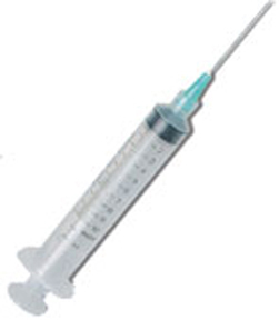 Exel<sup>®</sup> 10-12cc Syringe Combination Luer Lock Tip, 22ga x 1in