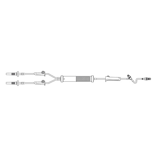 Baxter Healthcare Y-Type Blood/Solution Set with Standard Blood Filter (170 to 260micron), 1 CLEARLINK Luer Activated Valve, and male Luer Lock Adapter,10 Drop/mL, 103in (2.6m) Baxter Healthcare Y-Type Blood/Solution Set with Standard Blood Filter (170 to 260micron), 1 CLEARLINK Luer Activated Valve, and male Luer Lock Adapter,10 Drop/mL, 103in (2.6m)