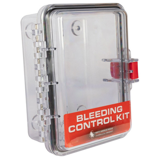 Individual Public Access Bleeding Control Clear Wall Case