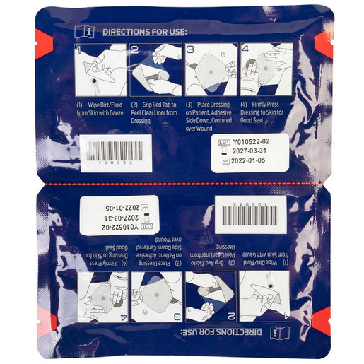 HyFin Chest Seal, HyFin Trainer, Twin Pack