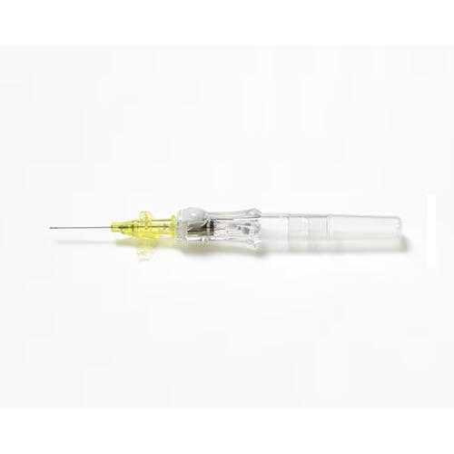 Insyte™ Autoguard™ Shielded Winged IV Catheter, 24ga x 0.75in, Yellow