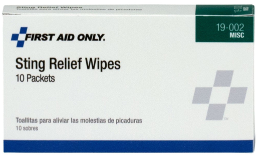 Sting Relieving Swabs