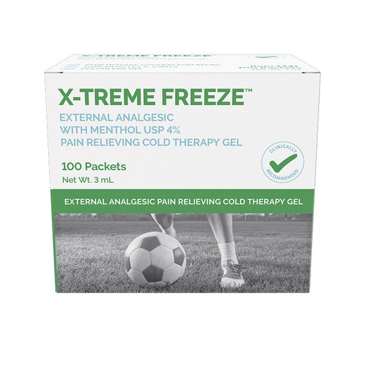 X-Treme Freeze Pain Relieving Cold Therapy Gel, 3mL Packets
