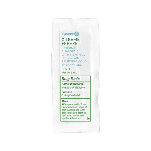 X-Treme Freeze Pain Relieving Cold Therapy Gel, 3mL Packets