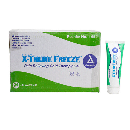 X-Treme Freeze Pain Relieving Cold Therapy Gel, 4oz tube