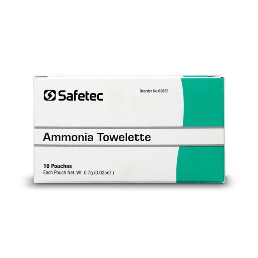 Safetec® Ammonia Inhalant Towelettes