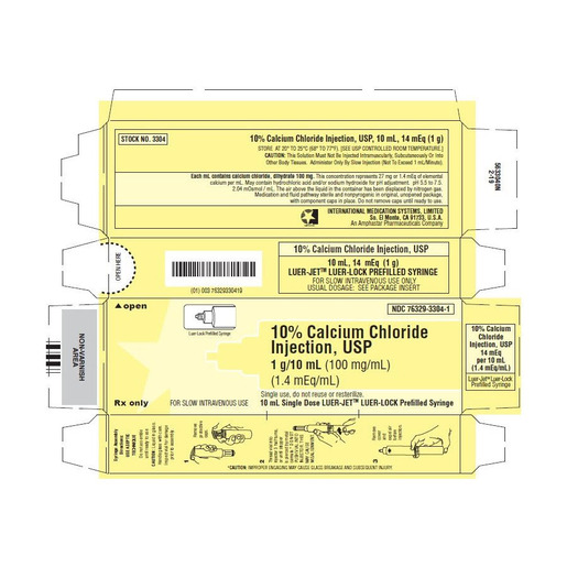 Calcium Chloride, 1g/10mL, Luer-Jet Prefilled Syringe