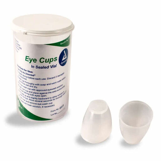 Eye Cups In Sealed Vial, Single Use