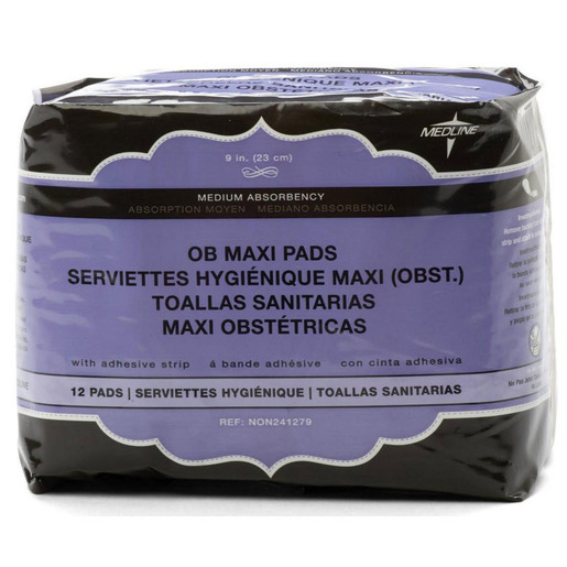 Sanitary Pads with Adhesive Back