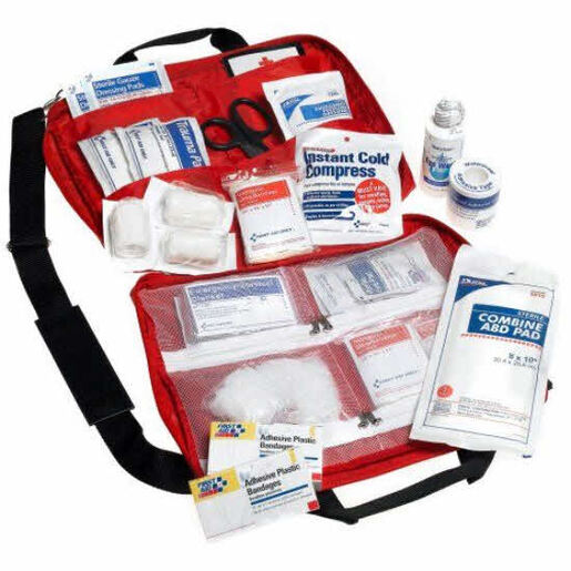 FIRST AID ONLY® First Responder Basic First Aid Kit, Red
