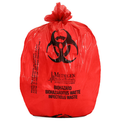 Red Biohazard Bags