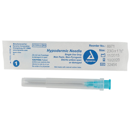 Hypodermic Needles, Non-Safety