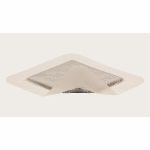 Mepilex® Border Ag Dressing, Antimicrobial, 4in L x 4in W
