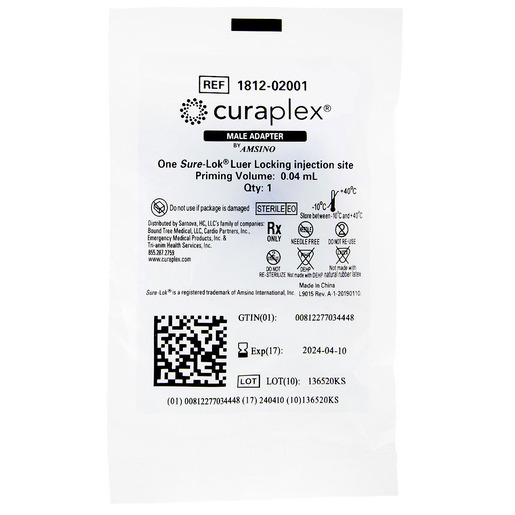 Curaplex® Needle-Free Male Adapter Plug