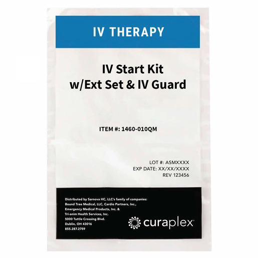 IV Start Kit with Extension Set and IV Guard
