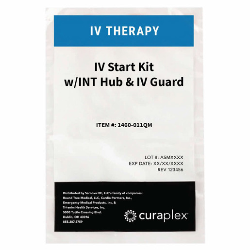 IV Start Kit with INT Hub and IV Guard