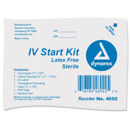 Dynarex<sup>®</sup> IV Start Kit, without Gloves